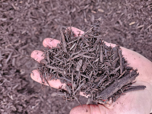 Double Shredded Mulch - Brown (sold per cubic yard)